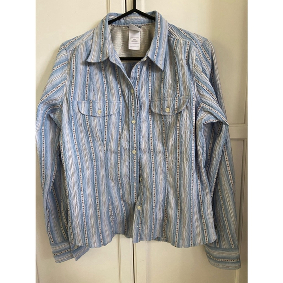 The North Face Striped Shirt Large - Picture 3 of 6